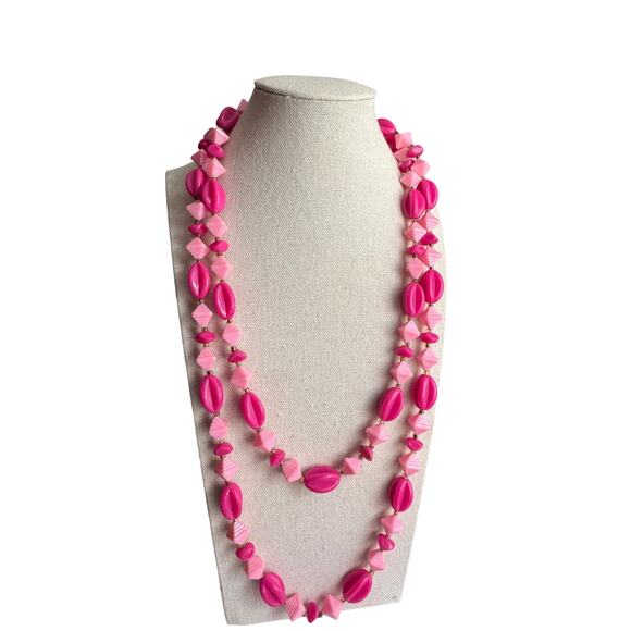 Lot Of 4 VTG Antique Germany Japan Hong Kong Beaded Statement Necklaces - Picture 5 of 10